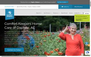 Comfort Keepers of Daphne website