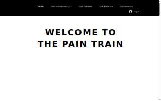 Pain Train Fitness website