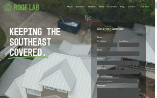 RoofLab website