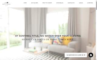 Sentinel Title website