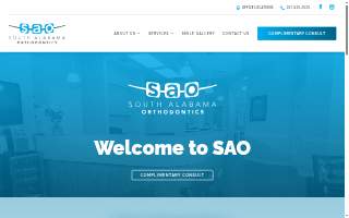 South Alabama Orthodontics of Daphne website