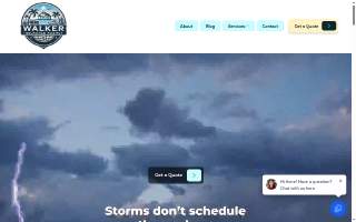 Walker Insurance Agency website