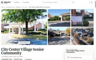 City Center Village Senior Community website