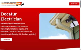 Decatur Electrician Now website