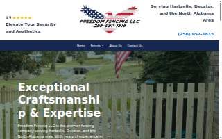Freedom Fencing LLC website
