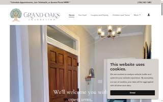Grand Oaks Counseling website