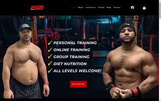 PGR Fitness Training website