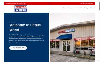 Rental World website