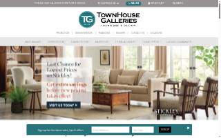 Townhouse Galleries Furniture and Design website