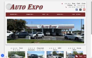 Auto Expo website