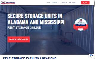 Bald Eagle Storage Units - Dothan website