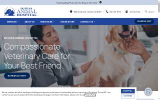 Dothan Animal Hospital website