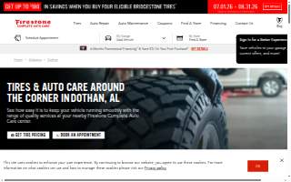 Firestone Complete Auto Care of Dothan website