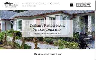 Hathcock Home Services website