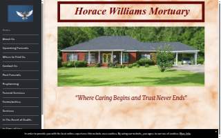 Horace Williams Mortuary website