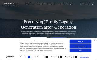 Magnolia Wealth Management website