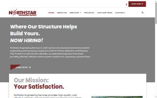 Northstar Engineering Services website