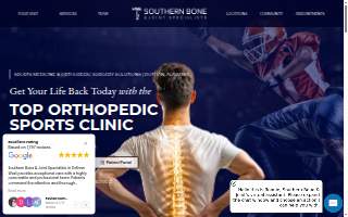 Southern Bone & Joint Specialists Robinson Christopher MD website