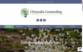 Chrysalis Counseling website