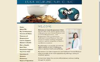 Luna Acupuncture Clinic of Enterprise website