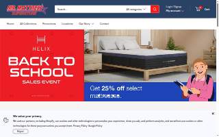 Mr. Mattress of Enterprise website