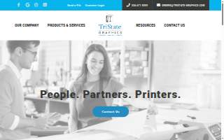 TriState Graphics of Enterprise website