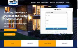Bandi Roofing and Gutters website