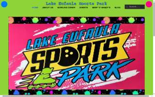 Lake Eufaula Sports Park website