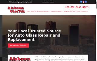 Alabama GlasTek of Fairfield website