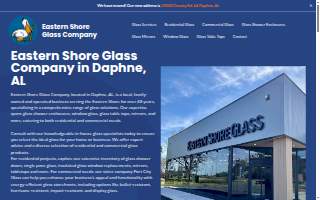 Eastern Shore Glass Co Inc. of Fairhope website