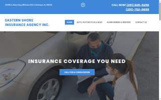 Eastern Shore Insurance Agency website
