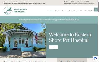 Eastern Shore Pet Hospital website