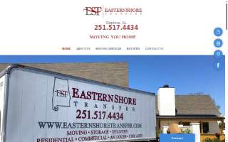 Eastern Shore Transfer website