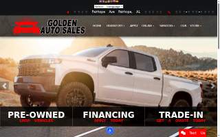 Golden Auto Sales website
