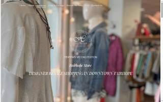 Hertha's Second Edition Boutique website