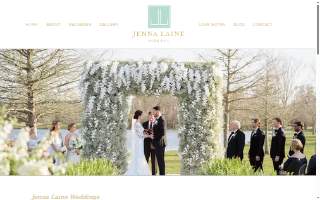 Jenna Laine Weddings website