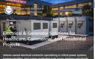 John Von York Electrical and Generator Professionals website