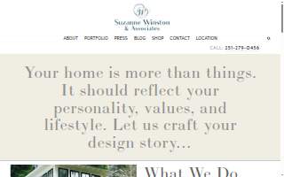 Suzanne Winston and Associates - Interior Designer Fairhope website