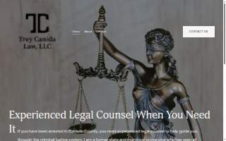 Trey Canida Law, LLC website