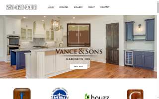Vance & Sons Cabinets, Inc. website