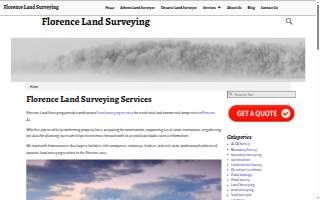 Florence Land Surveying website