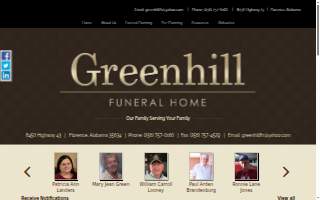 Greenhill Funeral Home Inc website
