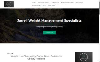 Jarrell Weight Management Specialists website