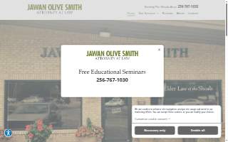 Jawan Olive Smith Attorney At Law of Florence website