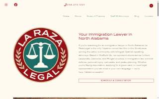 La Raza Legal of Florence website