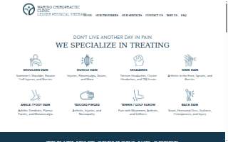 Marino Chiropractic/Lester Physical Therapy of Florence website