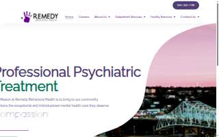 Remedy Behavioral Health website