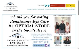 Renaissance Eye Care website