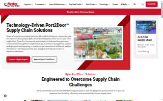Ryder Truck Maintenance Shop website