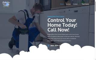 Singing River Pest Control website